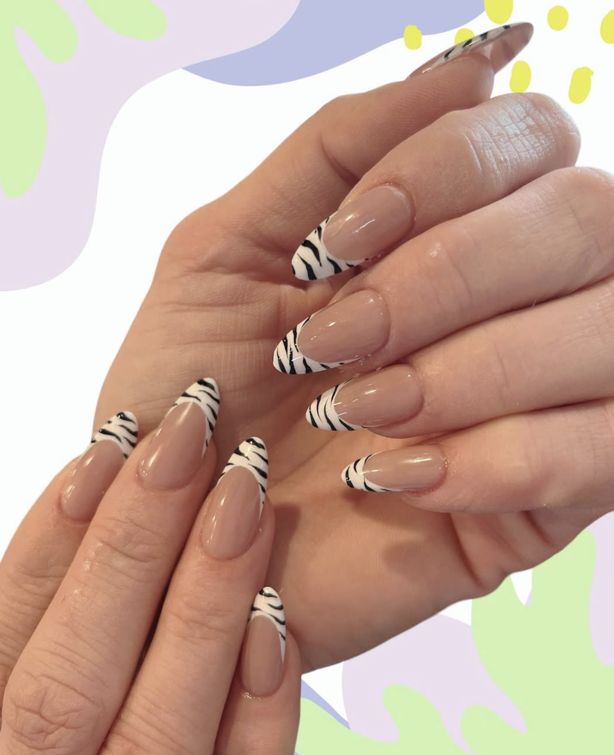 A neatly manicured hand with a soft natural finish